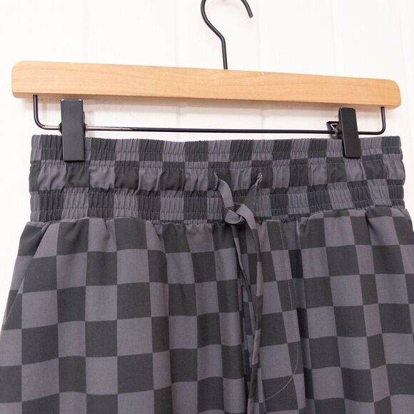 Albion Audrey Wide Leg Pants Slate Checkers Size XS Petite - Picture 3 of 9